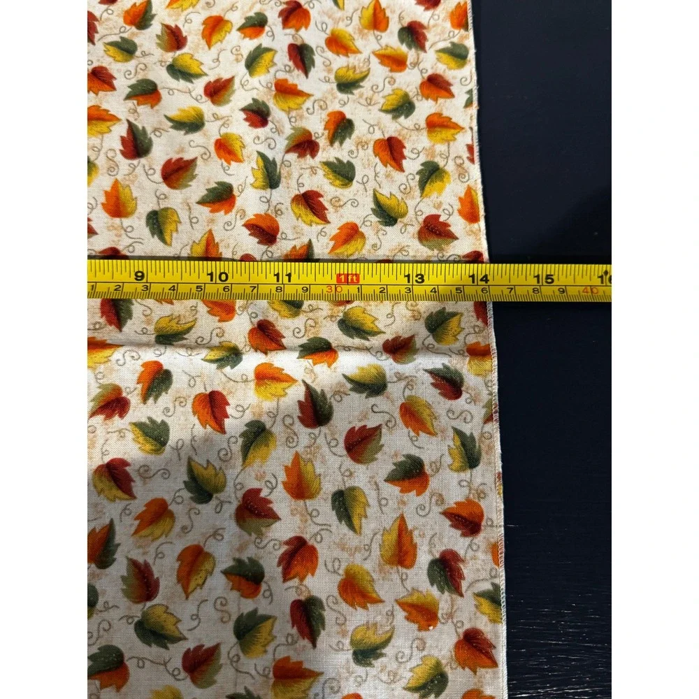 Vintage Handmade Fall Autumn Leaf Cloth Napkins Set of 6 Thanksgiving Decor 14